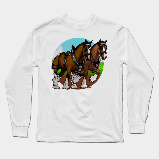 Teamwork Long Sleeve T-Shirt by Shyflyer